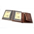 BARTEX 1019M-ID skórzany portfel męski cognac *RFID Travel